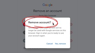 How to Remove Gmail Account From Laptop or PC [upl. by Evot324]