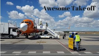 Lanseria International l Awesome take off  Mango Airlines l Go Pro HD [upl. by Nahtanoj]