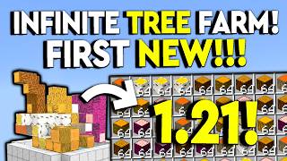 BEST INFINITE ALL TREES FARM 121 Minecraft Bedrock MCPEXboxPS4Nintendo SwitchWindows 10 [upl. by Daphie]