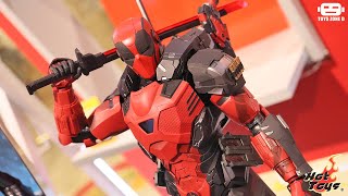 First Look Hot Toys  Armorized Warrior  Armorized Deadpool CMS09D42 [upl. by Ytsrik]