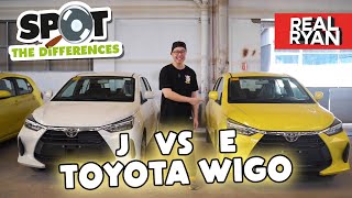 TOYOTA WIGO J VS WIGO E COMPARISON PHILIPPINES [upl. by Hershell]