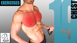 19 RESISTANCE BAND CHEST EXERCISES AND THE MUSCLES THEY TARGET vol2 [upl. by Lindo9]