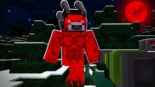 fui caçar esse monstro na floresta e encontrei esse monstro Minecraft [upl. by Afaw]