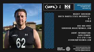 Bradey Sorenson LS UFL SPECIALIST SHOWCASE OCT 19 2024 [upl. by Netloc]