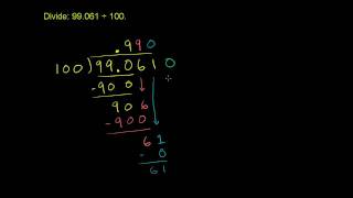 Dividing Decimals 2 [upl. by Ahcirt650]