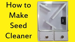 Bird seed Cleaner  diy seed cleaner  how to make seed cleaner [upl. by Llenol]