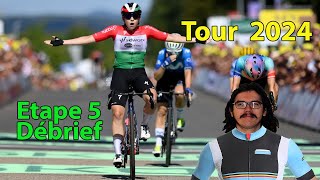 🚴‍♂️Tour de France Femmes 2024🇫🇷  Etape 5 Débrief Vollering Newiadoma Kerbaol Garcia [upl. by Erdah875]