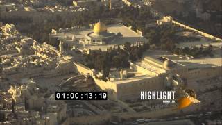 HD Aerial footage of Israel Jerusalem Temple Mount 2 [upl. by Innor]