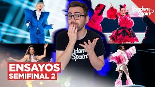 Primeros Ensayos Semifinal 2  Eurovision 2024 [upl. by Susanna342]