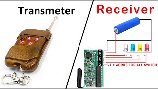 Control LEDs with RF 433mhz Remote [upl. by Rosenberger579]