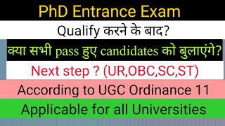 PhD entrance exam qualify krne ke bad next step [upl. by Cousin]