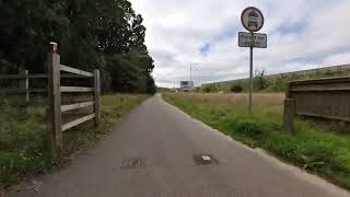 Tonbridge to Tunbridge Wells via A21 cycle path slightly sped up footage [upl. by Frick]