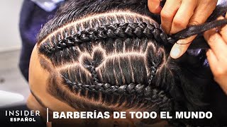 La reina de las trenzas cosidas de Nueva York  Barberías de todo el mundo  Insider [upl. by Anileme]