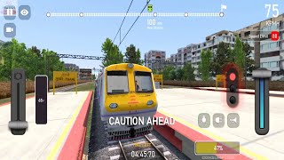 Mumbai Local Train Driving in Indian Local Train Simulator Android Gameplay  Train Wala Game [upl. by Frazer]