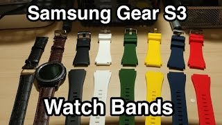 Watch bands for Samsung Galaxy Watch 3 Galaxy Watch Gear S3 Frontier Gear S3 Classic [upl. by Aleina695]