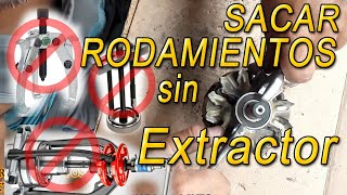 Sacar RODAMIENTOS de alternador SIN EXTRACTOR aveo FACILITO Paso A Paso [upl. by Josephine]