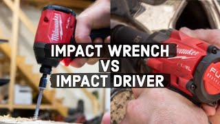 Impact Wrench vs Impact Driver  Whats The Difference [upl. by Warwick]