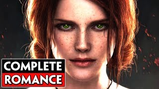 Complete Triss Merigold Romance Base Game  Expansions I The Witcher 3 [upl. by Ainomar977]