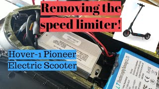 Speed Limiter Removal Hover1 Pioneer Electric Scooter speedhack [upl. by Aubree39]