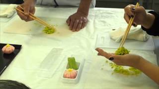 How To Make Nanohana Wagashi Japanese cake [upl. by Nivri]