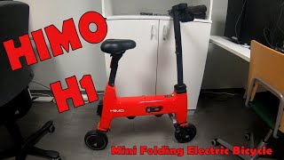 HIMO H1  Mini Folding Electric Bicycle  unboxing amp test drive [upl. by Helaina]