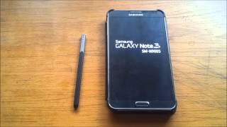 Samsung Galaxy Note 3 Boot Up [upl. by Politi817]