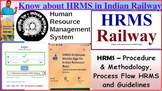 HRMS for Indian Railway Employees PartI [upl. by Garvey]