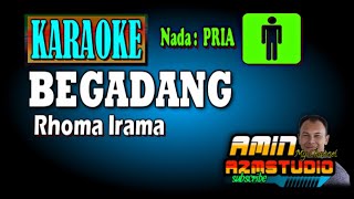 BEGADANG Roma Irama KARAOKE Nada PRIA [upl. by Olonam]