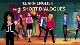 Learn English with short dialogues with explanations [upl. by Gusta]