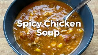 Spicy Chicken Soup  DEHYDRATED BACKPACKING FOOD Recipe [upl. by Athalie]