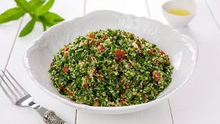 Salata tabbouleh  Salata orientala de patrunjel  JamilaCuisine [upl. by Hpejsoj684]