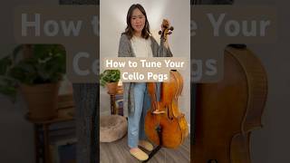 How to Tune Your Cello Pegs cello beginnercello tuning tutorial [upl. by Eldora]