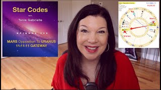 MARS Opposite URANUS 111123 Triple 111111 Portal  Astrology Numerology Forecast [upl. by Aranahs55]