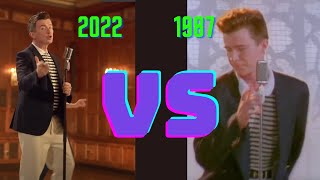 RICKROLL 1987 vs 2022 Which one is better [upl. by Nosnek]