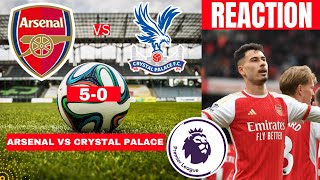 Arsenal vs Crystal Palace 50 Live Stream Premier League EPL Football Match Score Highlights Gunners [upl. by Lonne]