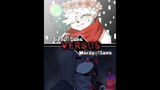 UnderTale AU  GenoSans VS MurderSans  ❤ [upl. by Peddada694]