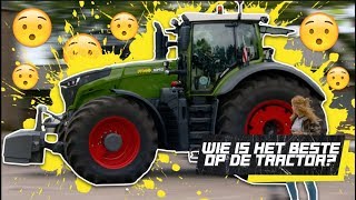 RIJDEN OP DE GROOTSTE TRACTOR TER WERELD FENDT 1050  CHECKPOINT [upl. by Nebra]