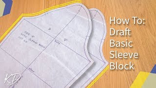 DETAILED HOW TO MAKE BASIC SLEEVE PATTERN  KIM DAVE [upl. by Ballard]