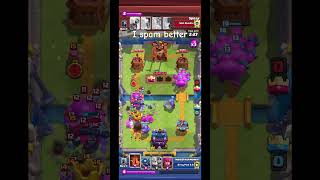 Elixir gollum spammers meet😯clashroyale clashquad supercell gaming gamingshorts clash [upl. by Tedmann359]