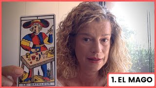 Carta 1 EL MAGO en TAROT  Significado y Combinaciones 🔮 CURSO TAROT ONLINE [upl. by Entsirhc]