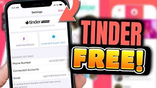 Unlock Tinder Gold for FREE with this Insane Trick NO HACK [upl. by Allez217]