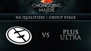 Evil Geniuses vs Plus Ultra Game 2  Chongqing Major NA Qualifier Group  Grant Capitalist Blitz [upl. by Joell909]