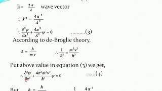 Schrodingers Time Independent Wave Equation [upl. by Lizned]