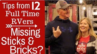 What Do Full Time RVers Miss FROM 12 FULL TIMERS  Full Time RV Living [upl. by Rianon899]