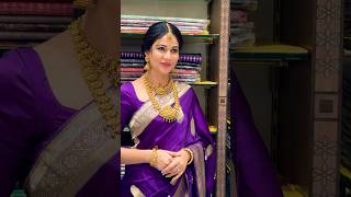 Lavanya Tripathi Snapped at Kanchipuram Narayani Silks Store at kukatpally [upl. by Fauver]