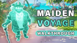 Maiden Voyage COMPLETE Walkthrough  All Commendations ► Sea of Thieves [upl. by Halland]