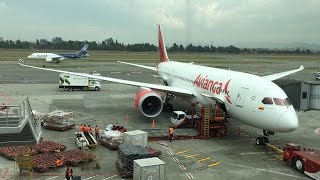 Avianca B7878 Dreamliner takeoff taxi  BOG Bogota airport [upl. by Attecnoc]