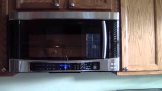 SAMSUNG MICROWAVE SMH9207ST 1100W 20 cu ft OvertheRange Microwave Stainless Steel [upl. by Padriac209]