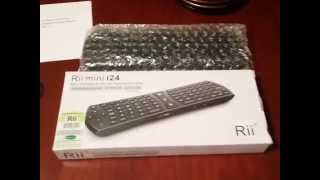 Rii K24 24Ghz Wireless Keyboard Remote Review [upl. by Sterne]