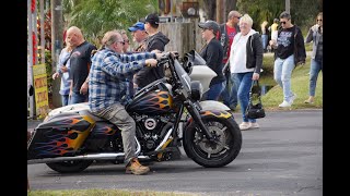 BIKER RALLY AT GIBTOWN BIKE WEEK 1132024 [upl. by Mcconaghy]